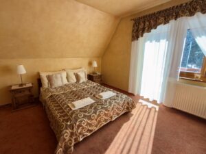 room with a balcony