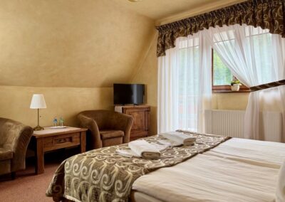 Family studio with balcony