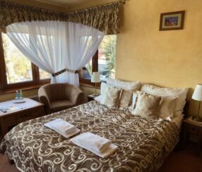 De lux pokój, widok z okna