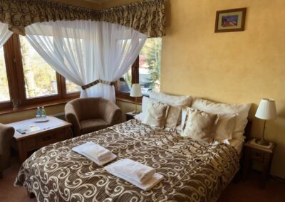 De lux pokój, widok z okna